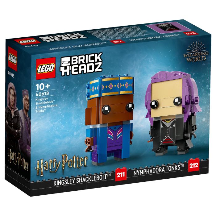 LEGO Harry Potter 40618 BrickHeadz Kingsley Shacklebolt & Nymphadora Tonks 250 Piezas 5