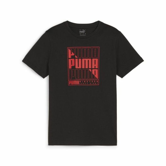 Camiseta de Manga Corta Infantil Puma Graphic 7-8 Años 0 Camiseta de Manga Corta Infantil Puma Graphic 7-8 Años 0