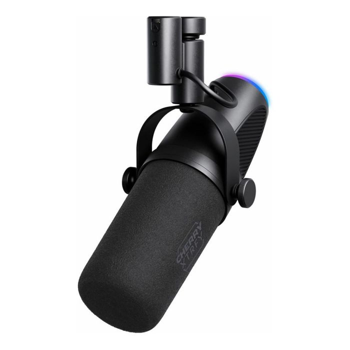 Cherry XTRFY mik ngale X Micrófono para Podcasts USB-C + XLR Negro 1