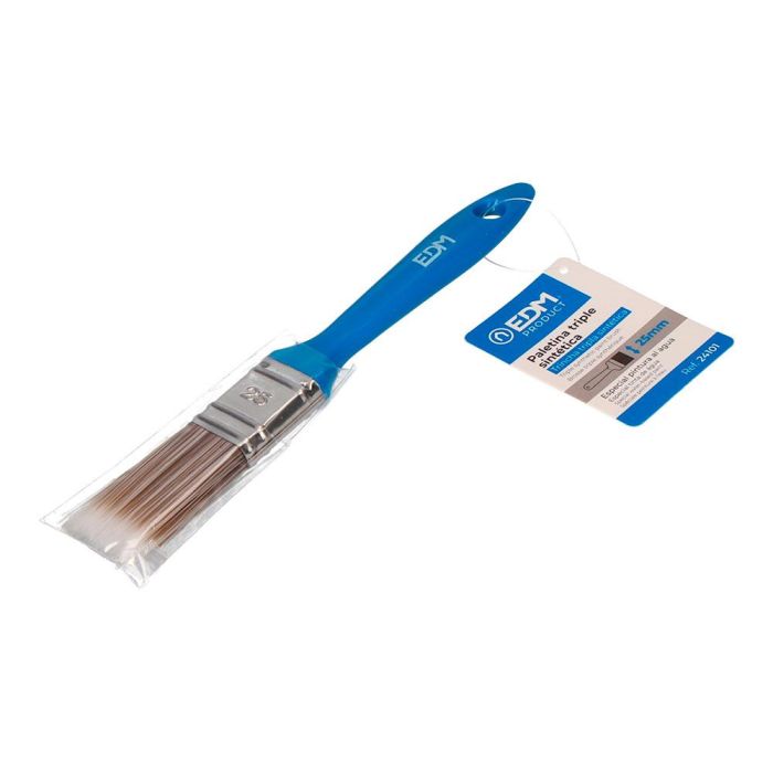 Edm Paletina sintetica triple especial agua 25mm para pinturas plásticas, acrílica y barniz al agua 1 Edm Paletina sintetica triple especial agua 25mm para pinturas plásticas, acrílica y barniz al agua 1