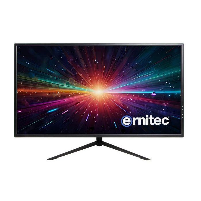 Ernitec Monitor 32" 4K LED 3840x2160 350cd/m 1000:1 HDMI audio VESA 100 24/7. Soporte, chasis metálico
