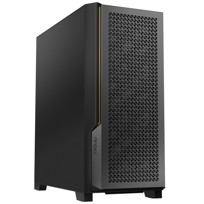 Antec P20CE Caja PC Midi Tower Negra con Panel de Malla, 3 Ventiladores PWM 120mm, USB-C 3.2 Gen 2 y Soporte GPU Vertical Antec P20CE Caja PC Midi Tower Negra con Panel de Malla, 3 Ventiladores PWM 120mm, USB-C 3.2 Gen 2 y Soporte GPU Vertical