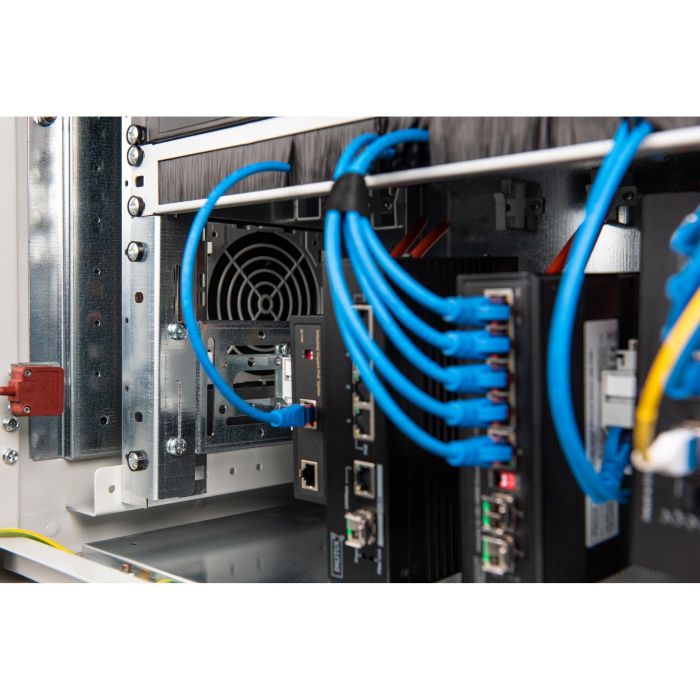 Digitus 4HE 19" Soporte para Carril DIN 4U Acero Galvanizado Plata 3