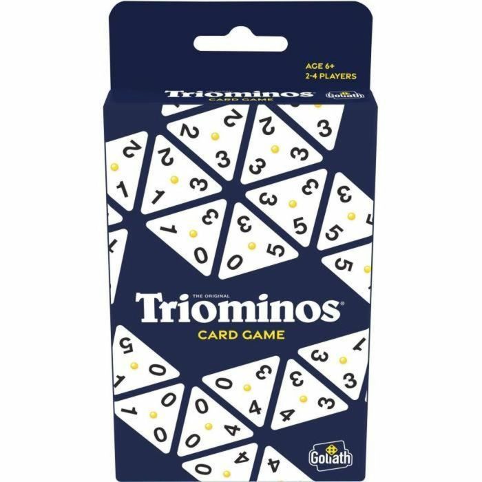 Goliath GOL8720077297999 Juego de Mesa Triominos Original para Niños y Adultos - Juego de Cartas Familiar Educativo, Edad 6+ años 2