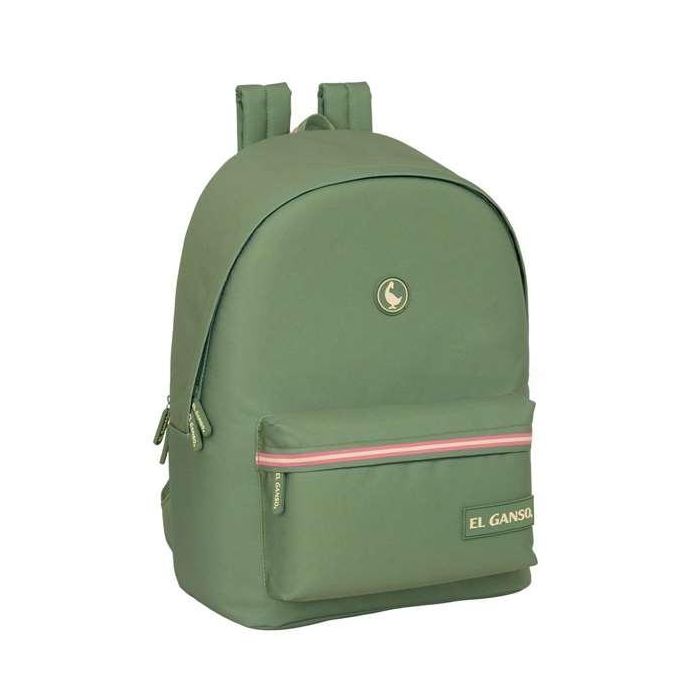 Mochila para Portátil El Ganso +usb el ganso basics Verde 31 x 44 x 18 cm
