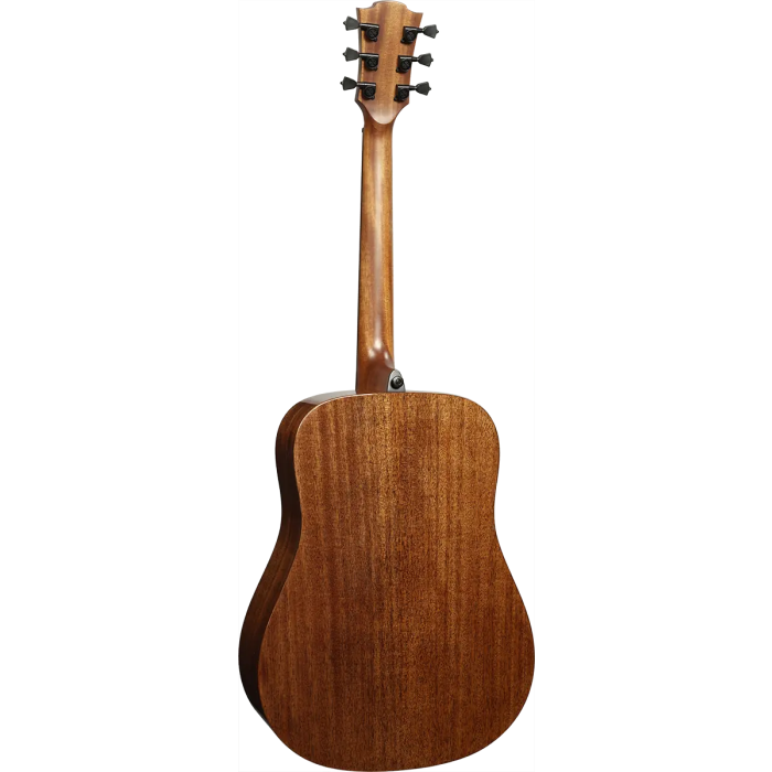 LAG Guitarra Acústica Dreadnought Edición Limitada Blue Burst Azul Tapa Cedro Rojo Macizo Mástil Caoba 4