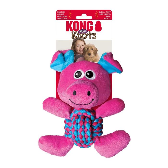 Kong Weave Knots Pig Medium