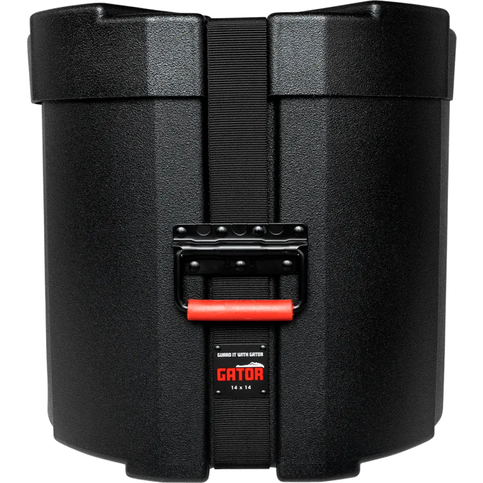 Gator Estuche Para Tom Base 14" X 14" Gator - Plástico Moldeado, Terciopelo Interior 3