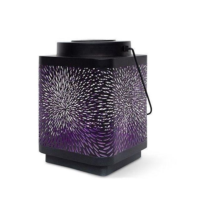 Garden Id 70703189 Linterna Solar Attract Morada, 11x11x15 cm, Portátil, con autonomía de 6 a 8 horas