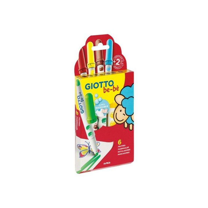 Rotulador Fibra Giotto Bebe Super De 6