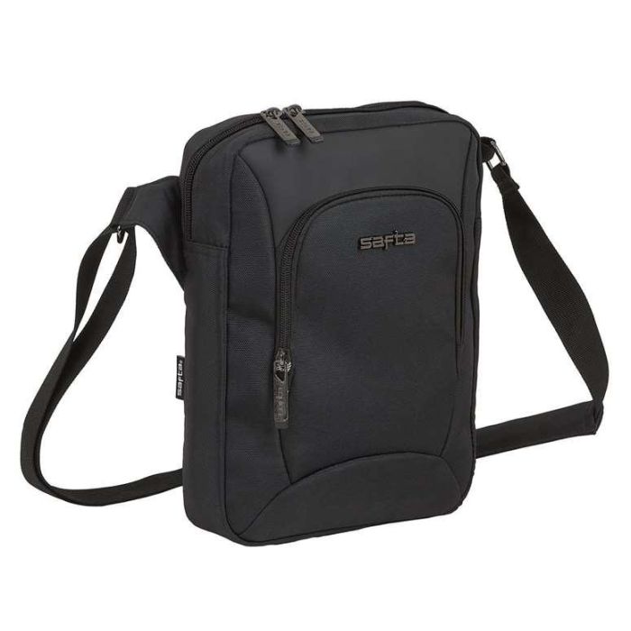 Safta Bandolera para tablet 10,6" Business, Negra, Nylon 900D GUCCI + Cuero PVC