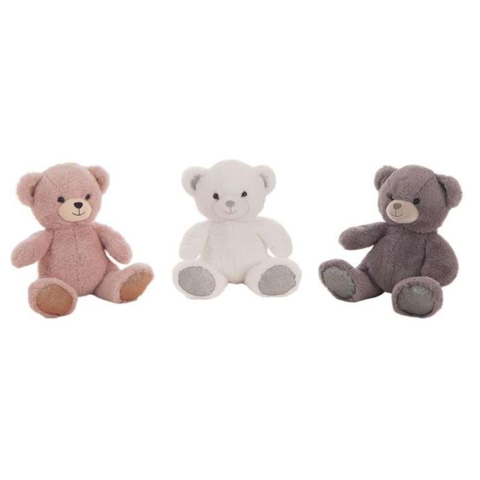 Peluche oso patitas brilli 3 col. surt. rosa/gris/plata 30 cm 1 Peluche oso patitas brilli 3 col. surt. rosa/gris/plata 30 cm 1