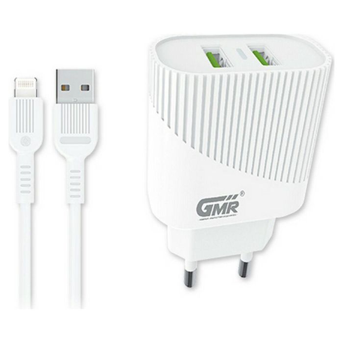 Cargador USB Goms Cable Lightning 1 m Cargador USB Goms Cable Lightning 1 m