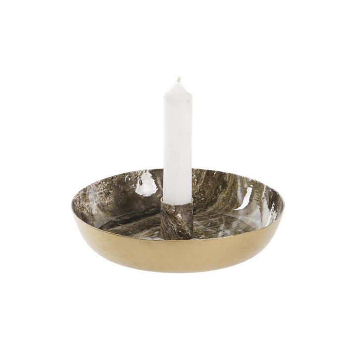 DKD Home Decor Candelabro Moderno de Metal Marrón Blanco 15x3x15 cm Pack 4 Unidades 3 DKD Home Decor Candelabro Moderno de Metal Marrón Blanco 15x3x15 cm Pack 4 Unidades 3