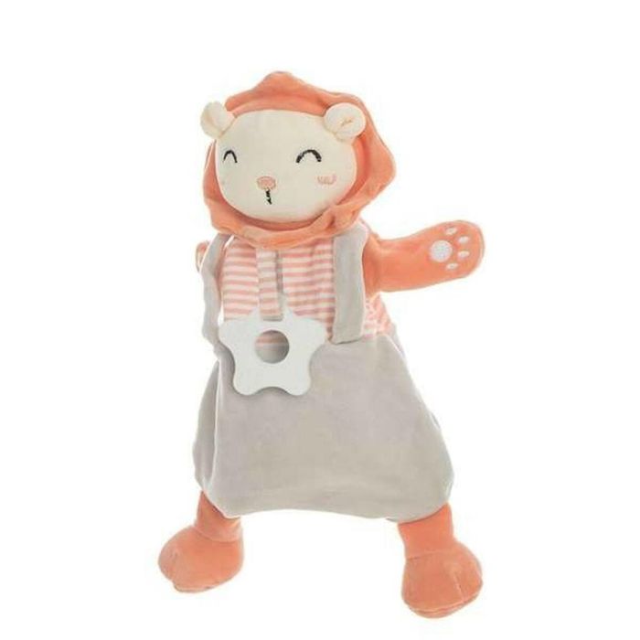 Marioneta leon sonajero/mordedor 35 cm