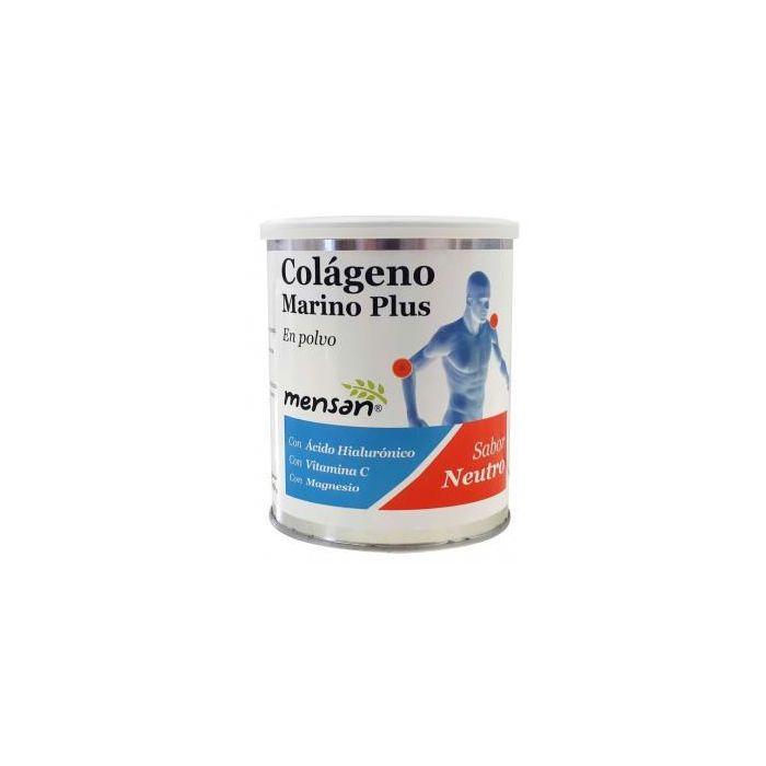 MENSAN Colágeno Marino Hidrolizado Plus 300g con Vitamina C, Magnesio y Ácido Hialurónico Sabor Neutro