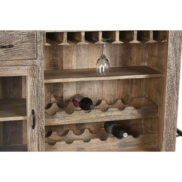 Mueble Bar Item Home DKD Home Decor Natural Negro 61 x 107 x 152 cm 5