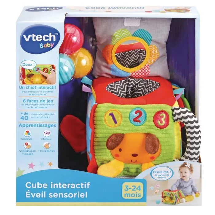 Vtech Baby 528205 Cubo Interactivo del Despertar Sensorial para Bebés de 3 a 24 Meses