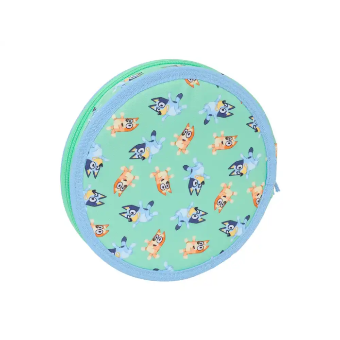 Safta Plumier Redondo 18 Piezas Bluey "Sisters" 21x3,5 Cm 1