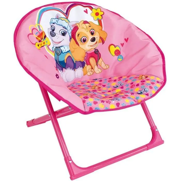 Fun House PAT'PATROUILLE Asiento Plegable Stella Everest Moon - H.47 x W.54 x D.42 cm - Para Niños Fun House PAT'PATROUILLE Asiento Plegable Stella Everest Moon - H.47 x W.54 x D.42 cm - Para Niños