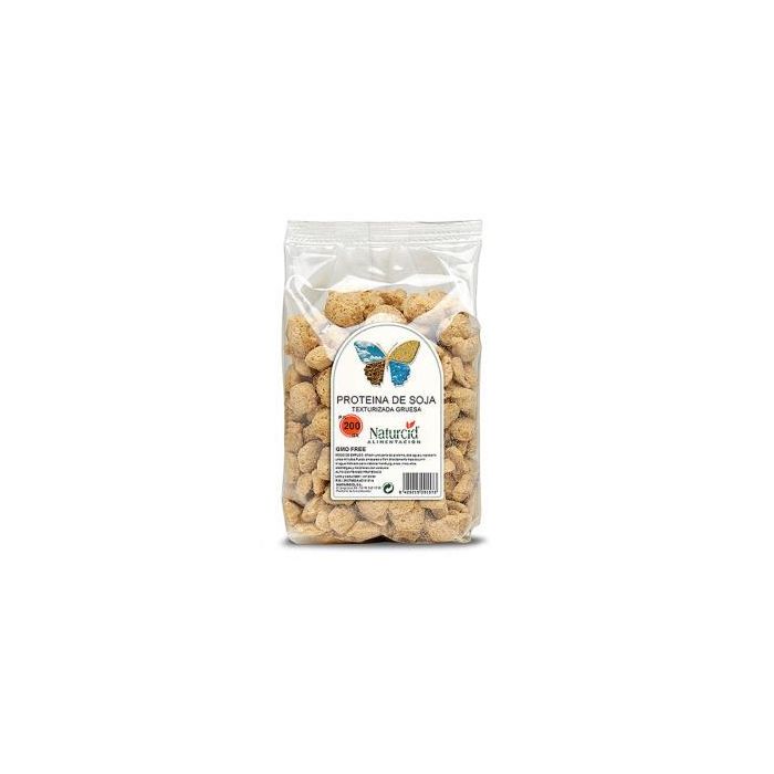 NATURCID Proteína de Soja Texturizada Gruesa 200g - Alto en Potasio, Calcio, Magnesio, Cobre, Zinc, Hierro y Fósforo