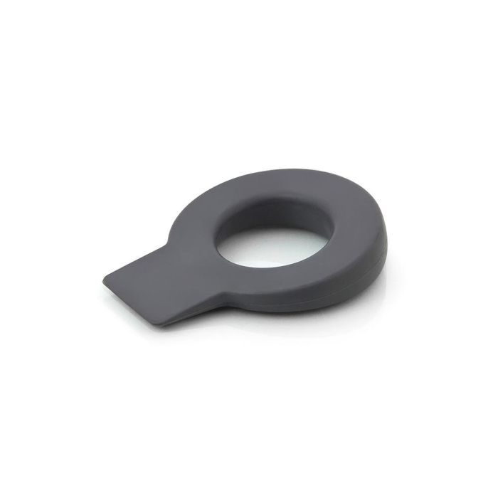 Rei Retenedor de cuña para puerta Lock mod. 660 de plástico antracita - Protege paredes y puertas, práctico, flexible y lavable