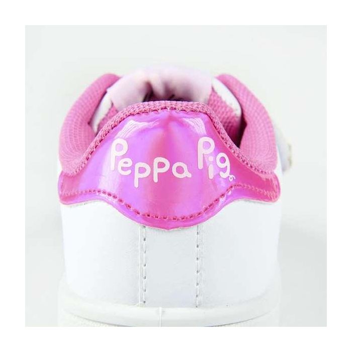 Cerdá T026 Zapatillas Deportivas Infantiles Peppa Pig con Suela de PVC Color Blanco Talla 26