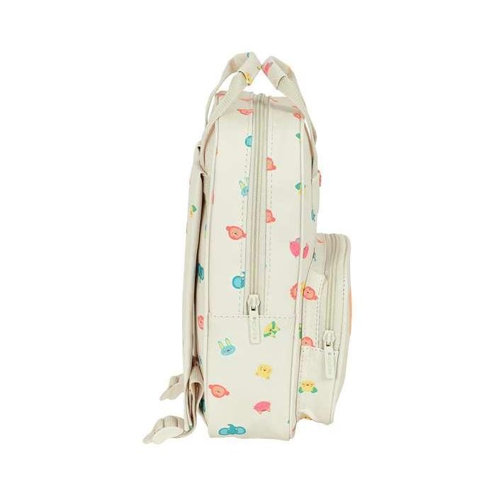 Mochila infantil con asas cabecitas 20x28x8cm 2 Mochila infantil con asas cabecitas 20x28x8cm 2