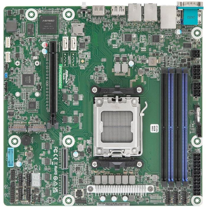 ASRock Mainboard EPYC4000D4U Micro-ATX Single Socket AM5 0 ASRock Mainboard EPYC4000D4U Micro-ATX Single Socket AM5 0