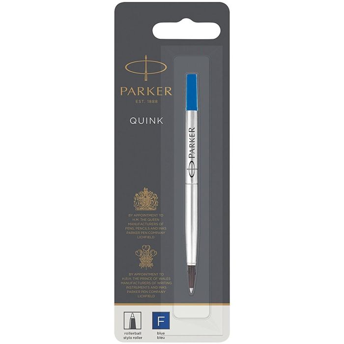 PARKER 1950322 Rollerballmine Fino Azul – Recambio Blister para Bolígrafo Parker, 1 pieza