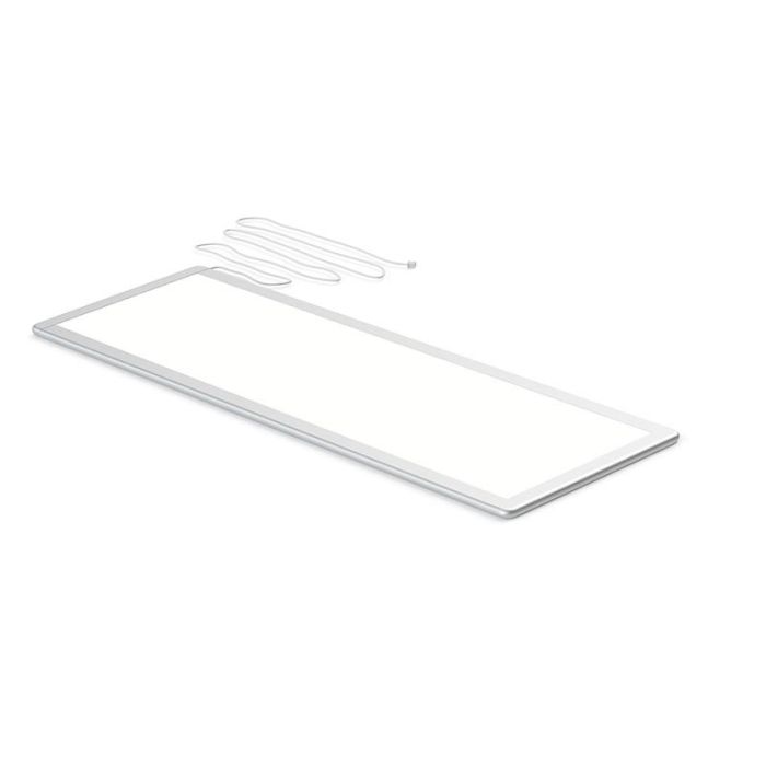 HERRAJES ALK Lámpara LED Tempe 15W 1000LM, Luz Blanca Fría 6500K para Armario. Cuerpo Aluminio, Pantalla Policarbonato.
