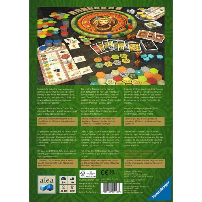 Juego Mesa Ravensburger Castles Of Tuscany 1 Juego Mesa Ravensburger Castles Of Tuscany 1