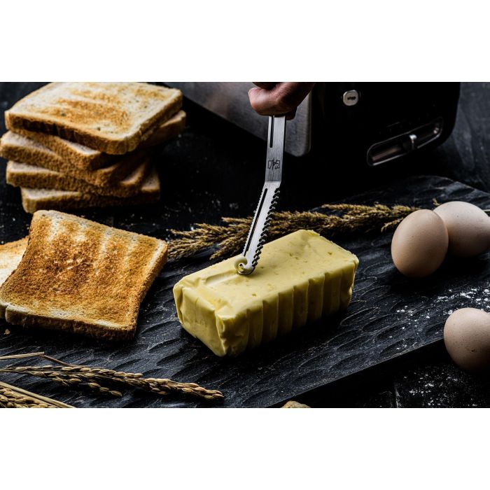 Style De Vie STY8720039627444 Juego de Cuchillos para Queso y Mantequilla - Acero Inoxidable - 6 Piezas - Plateado 2 Style De Vie STY8720039627444 Juego de Cuchillos para Queso y Mantequilla - Acero Inoxidable - 6 Piezas - Plateado 2