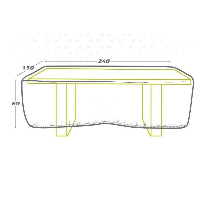 Funda Protectora Aktive Mesas 240 x 60 x 130 cm (6 Unidades) 1 Funda Protectora Aktive Mesas 240 x 60 x 130 cm (6 Unidades) 1