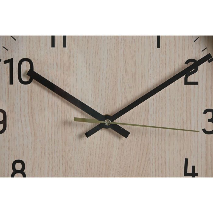 Reloj Pared Cottage DKD Home Decor Natural Marron 4 x 30 x 30 cm (2 Unidades) 2 Reloj Pared Cottage DKD Home Decor Natural Marron 4 x 30 x 30 cm (2 Unidades) 2