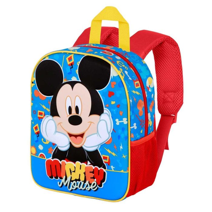 Mochila 3D Elite Glad Disney Mickey Mouse Azul