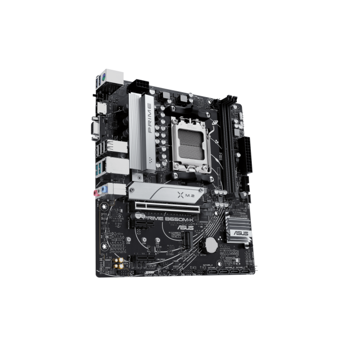 ASUS Placa Base PRIME B650M-K, AMD B650 Chipset, Zócalo AM5, Micro ATX, Referencia 90MB1F60-M0EAY0 2