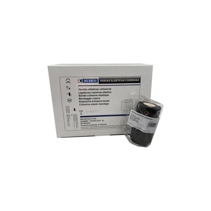 Venda Cohesiva 10 cm x 4,5 Metros Negro 1 Ud