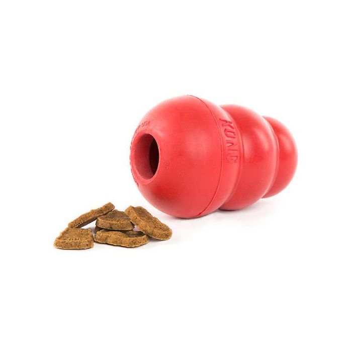 Kong Juguete para Perro Classic Rojo Talla S Ultra Duradero para Masticar y Jugar 3