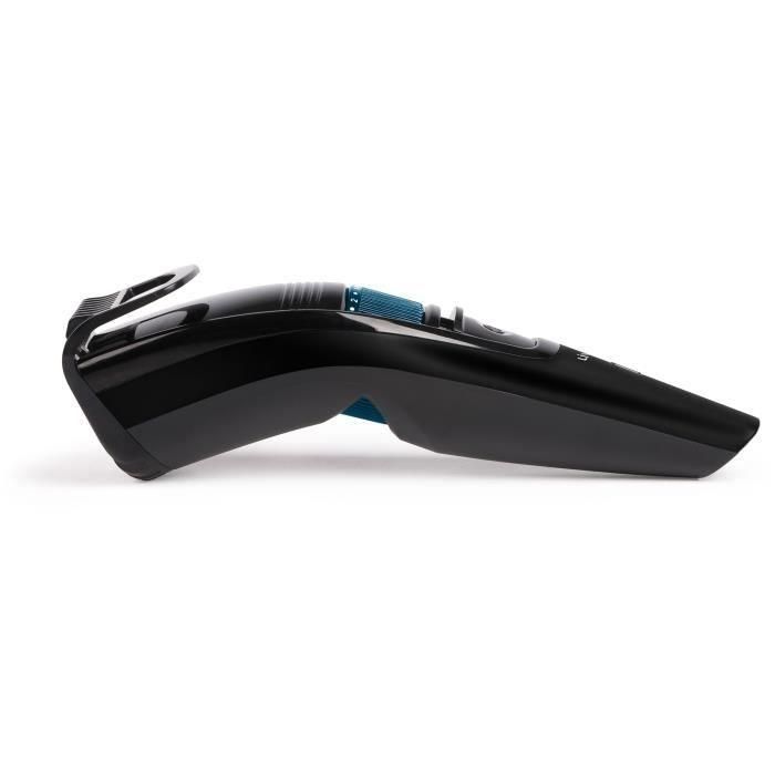 Recortadora de barba recargable - LIVOO - DOS186 - 5 W - 90 min - Hasta 10 mm - 20 longitudes - Negro/Azul 1 Recortadora de barba recargable - LIVOO - DOS186 - 5 W - 90 min - Hasta 10 mm - 20 longitudes - Negro/Azul 1