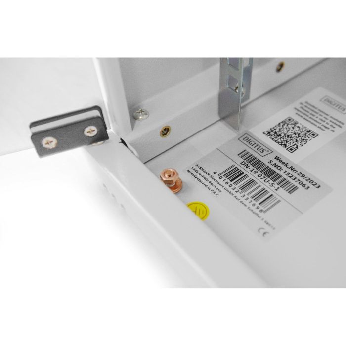 Digitus SOHO Wandgehäuse 19" 7HE 370x540x400mm, Glastür, Farbe Grau (RAL 7035) Unmontiert 1