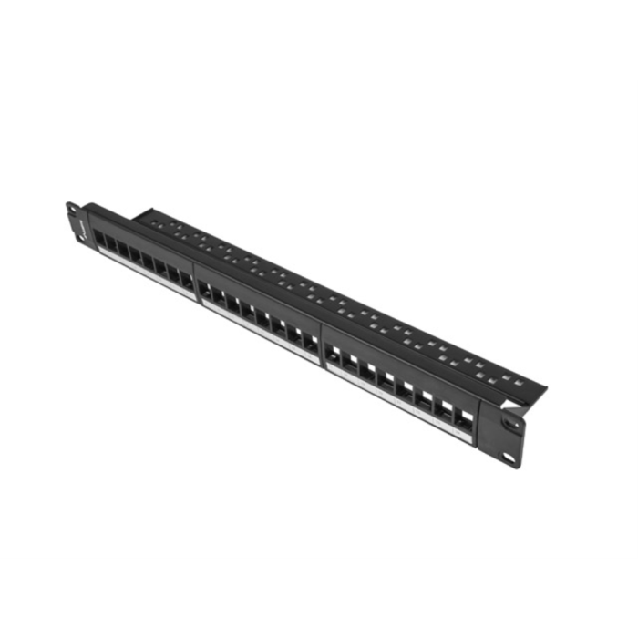 Lanberg PPKS-1024-B Panel de Parcheo 1U RJ-45 Negro para Montaje en Bastidor