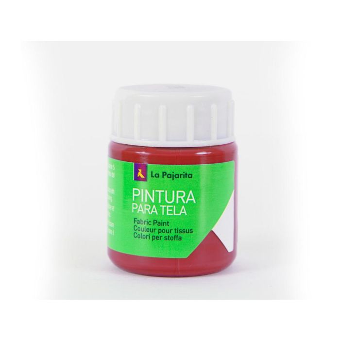 Pintura Para Tela La Pajarita Rojo Ingles 25 mL 1