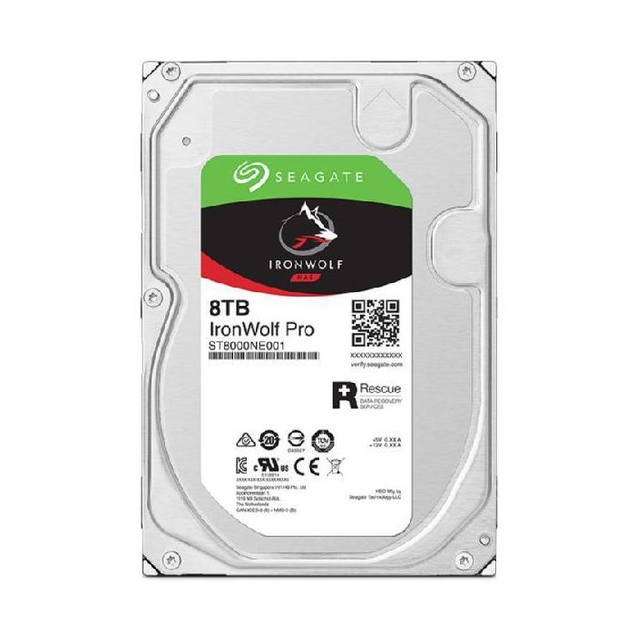 Seagate ST8000NE001 Disco Duro Interno 8 TB SATA 6Gb/s IronWolf Pro para NAS 24x7 3