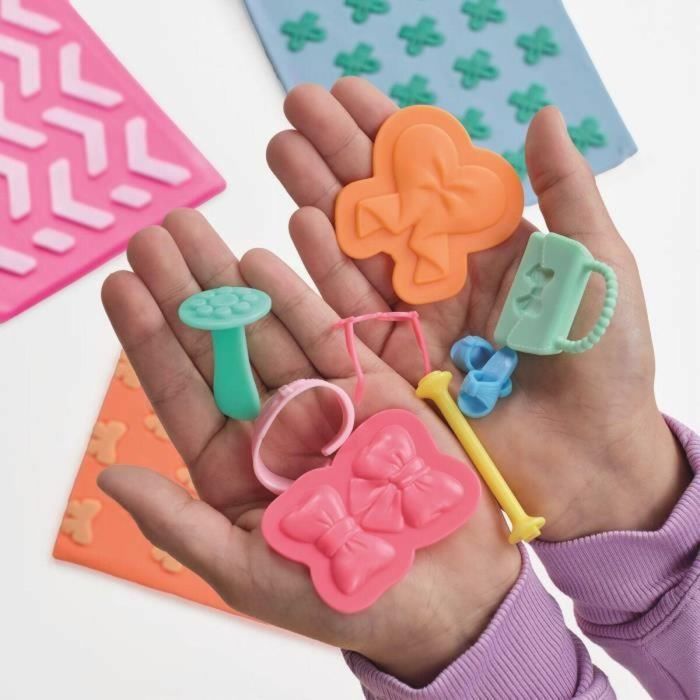 Juego de Plastilina Play-Doh BArbie Pearls & Bows Multicolor 14 Juego de Plastilina Play-Doh BArbie Pearls & Bows Multicolor 14