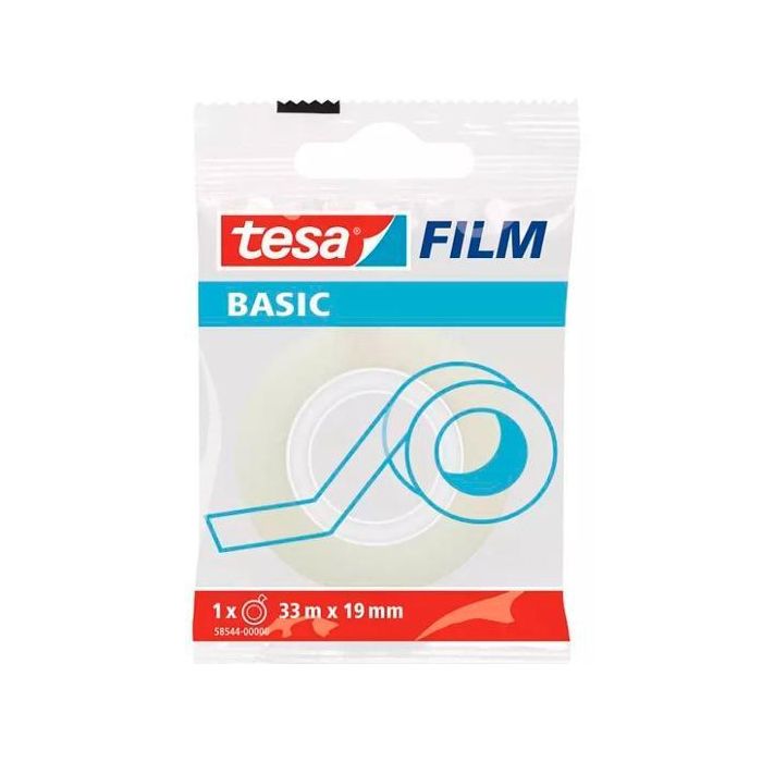Tesa Film Cinta Adhesiva Transparente Basic Rollo 19 mm X 33M Tesa Film Cinta Adhesiva Transparente Basic Rollo 19 mm X 33M