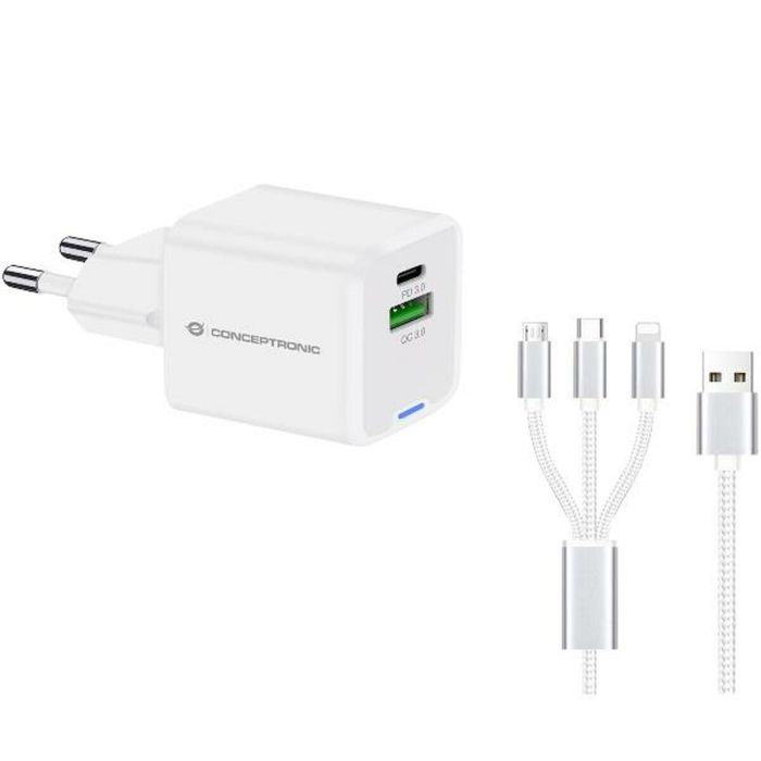 Conceptronic Cargador de Pared Althea16W 33W Blanco Universal MPN ALTHEA16W