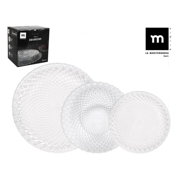 Vajilla Diamond 18 Piezas - La Mediterranea (2 Unidades) Vajilla Diamond 18 Piezas - La Mediterranea (2 Unidades)