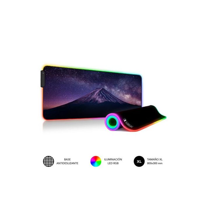 SUBBLIM Alfombrilla Mouse Pad Premium LED RGB Mount 800x300x4 0 SUBBLIM Alfombrilla Mouse Pad Premium LED RGB Mount 800x300x4 0
