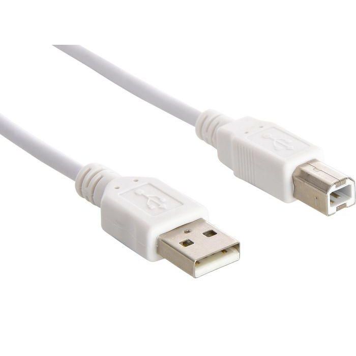 Cable USB Sandberg 502-78 Blanco 1,8 m 1